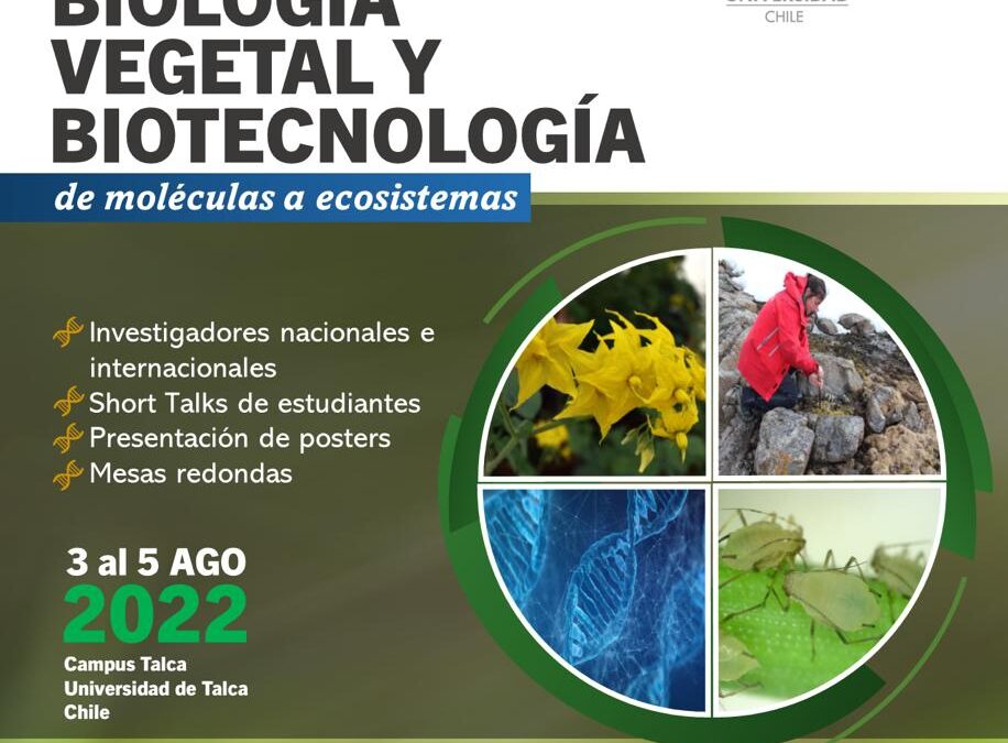 Inscripciones abiertas: V Encuentro Científico en Biología Vegetal y Biotecnología 