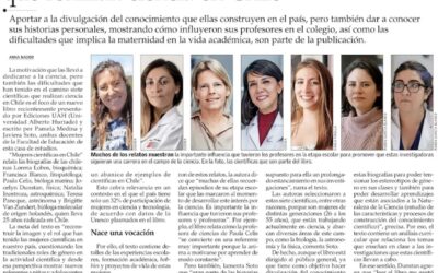 El Mercurio destaca libro de científicas chilenas: incluye la biografía de la directora MN-SAP